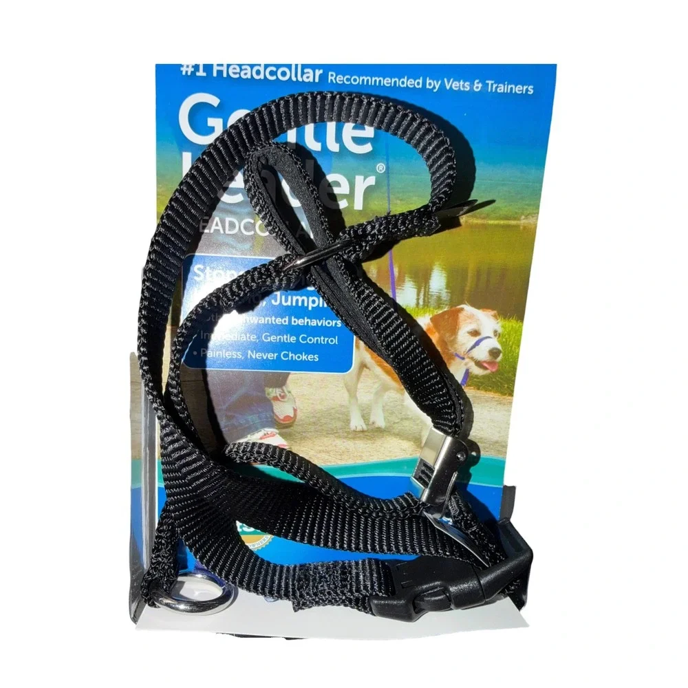 PetSafe Gentle Leader Headcollar Medium 25-60 lbs Black GL-Q-HC-M-BLK Training